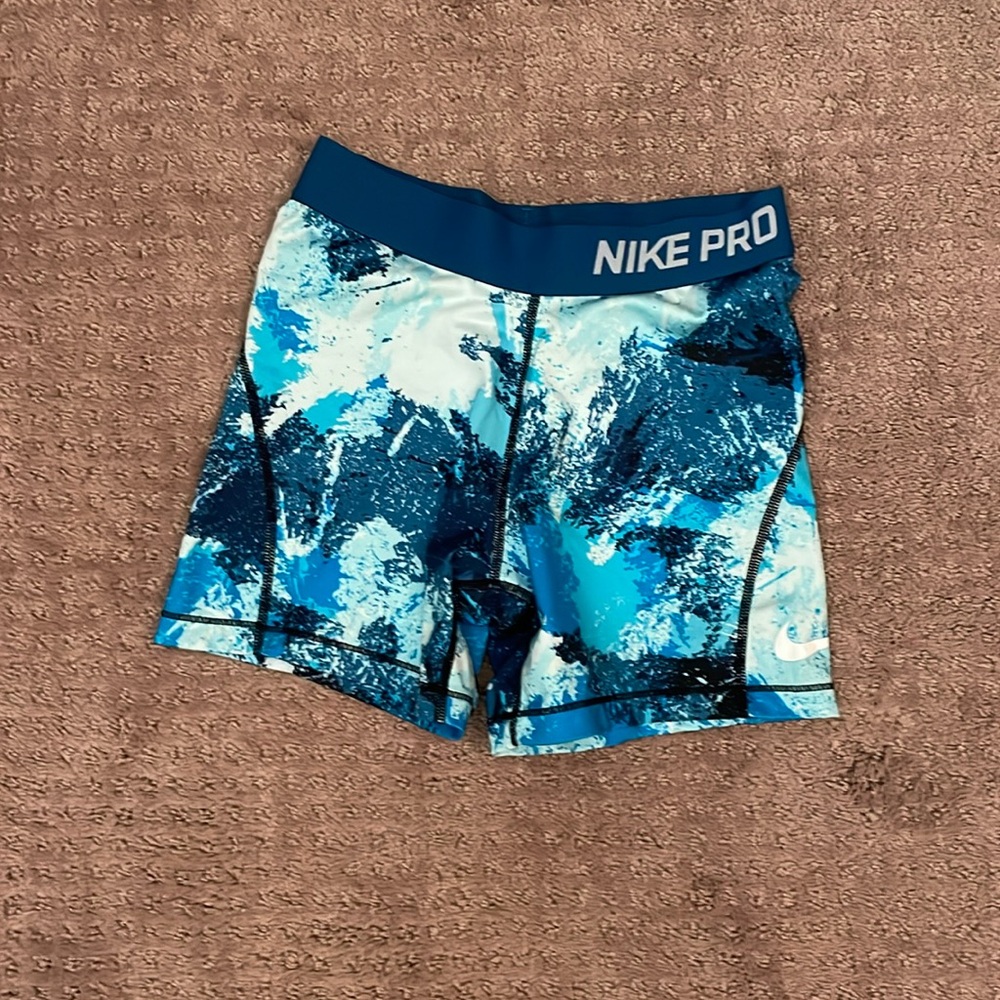 Blue Tye-Dye Nike Pros